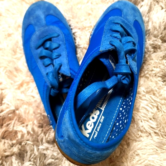 Keds Women’s Blue Confetti Sneakers Size 7 - Picture 3 of 12